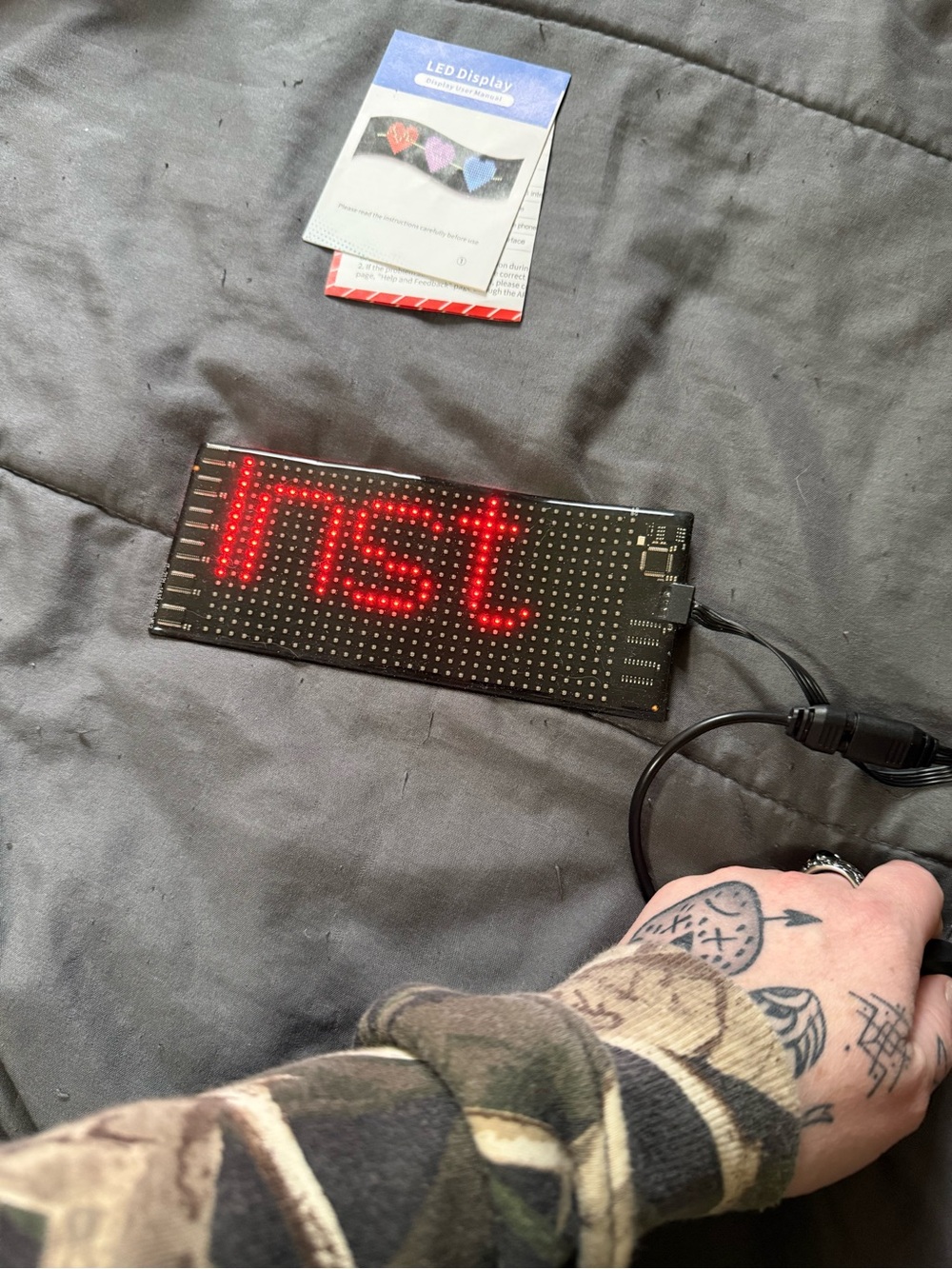 LED Sign App Control - Black Programmable LED Display - Picture 5 of 5